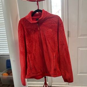 The North Face Women's Vibrant Red Teddy Jacket